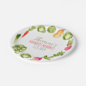 Verjaardenpapier voor koffieboeren bord (Gekanteld)