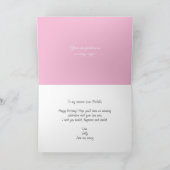 Verjaardskaart voor zuster kaart (Binnen)