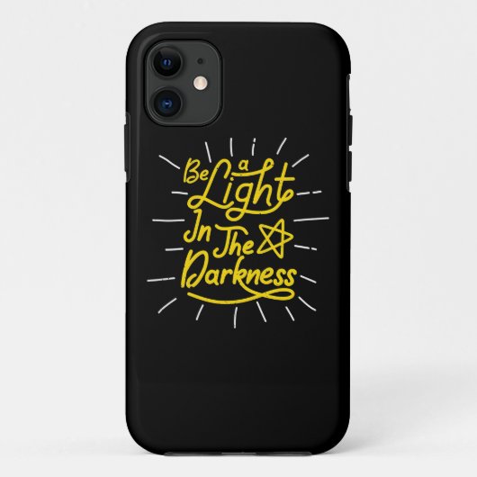 Verjaargeschenk licht in duisternis Case-Mate iPhone case (Achterkant)