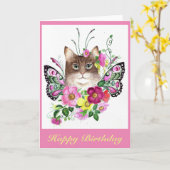 Verjaaringskaart voor wilde rozen kaart (Gele Bloem)