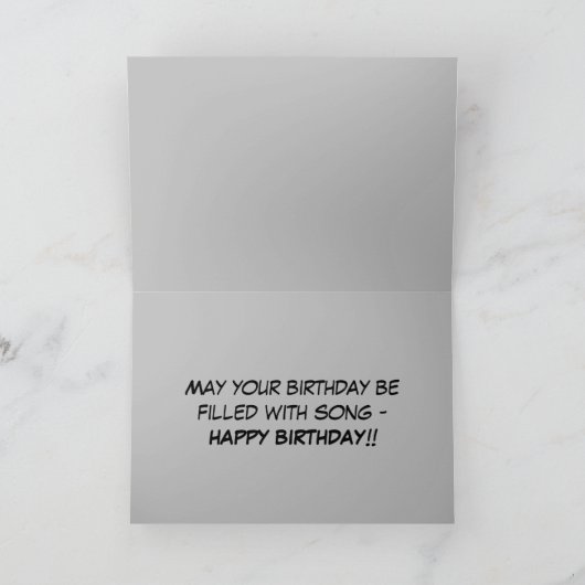 Verjaarkaart met geelkopkardinaal kaart (Binnen)