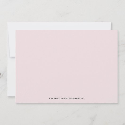 Verjaarkaart met olifant en vogel kaart (Achterkant)