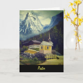 Verjaarkaart pasta kaart (Gele Bloem)