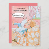 Verjaarkaart voor de 30-jarige. bedankkaart (Voorkant / Achterkant)