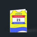 Verjaarkaart voor een runner kaart<br><div class="desc">Verstuur Birthday naar die speciale runner, ongeacht de afstand die ze afleggen, marathons, halve marathons, 10 mijl, 10 km of 5 km afstand of sprint! Het lopende vest met zijn rassenaantal staat voor een waaier van aanpassingsopties toe: - Naam van de Runner - de Groet van de Dagen van de...</div>