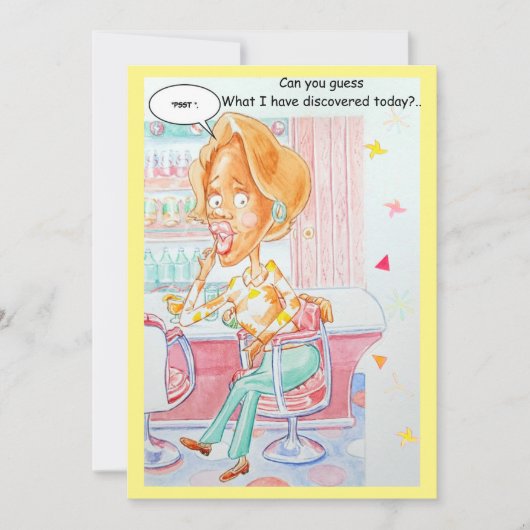 Verjaarkaart voor een vriend.  bedankkaart (Voorkant)