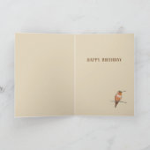 Verjaarkaart voor gepersonaliseerde zwerfvogels kaart (Binnen)