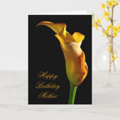Verjaarkaart voor moeder kaart (Gele Bloem)