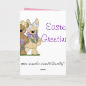 Verjaarskaarten voor kinderen feestdagen kaart (Achterkant)