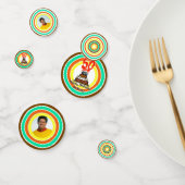 Verjaarskook in brand met 50 kaarsen confetti (Groep)