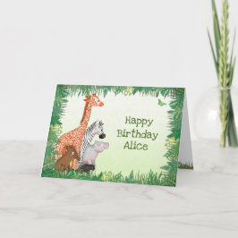 Verjaringskaart voor beschermde dieren kaart