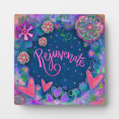 Verjongen Bloemenharten Leuke Inspirivity Fotoplaat (Voorkant)