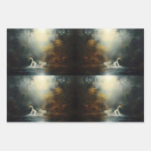 Verjonging Een Zwaan In Het Water Decoupage Papier Inpakpapier Vel (Voorkant 3)