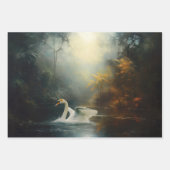 Verjonging Een Zwaan In Het Water Decoupage Papier Inpakpapier Vel (Voorkant 2)