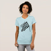 Verkantelde Colorguard Flag T-shirt (Voorkant volledig)