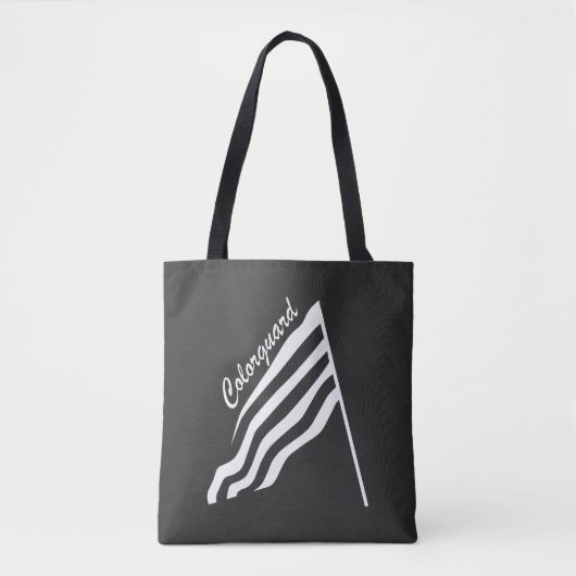 Verkantelde Colorguard Flag Tote Bag (Voorkant)