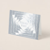 Verkantelde dozen Dank u Folie Kaarten (Voorkant)