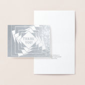 Verkantelde dozen Dank u Folie Kaarten (Display)