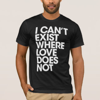 Verkanting bestaat zonder liefde - donker t-shirt