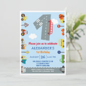 Verkeer 1e verjaardag van de uitnodiging van de au (Staand voorkant)