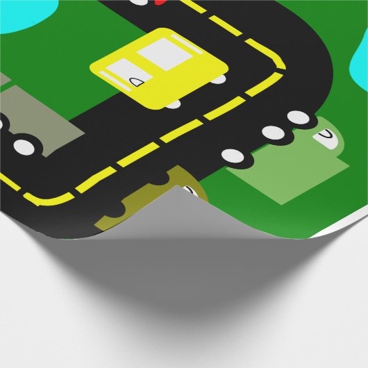 Verkeer Cadeaupapier (Hoek)