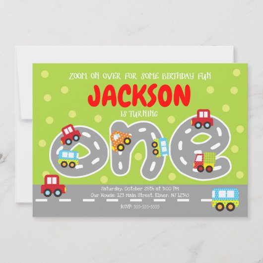 Verkeer eerste uitnodiging (Voorkant)