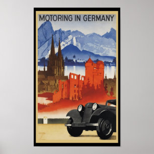 Verkeer in Duitsland Poster