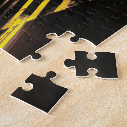 Verkeer in Manhattan Legpuzzel (Zijkant)