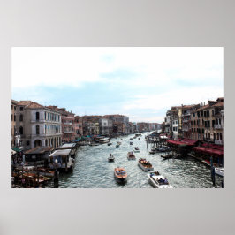 Verkeer in Venetië Poster