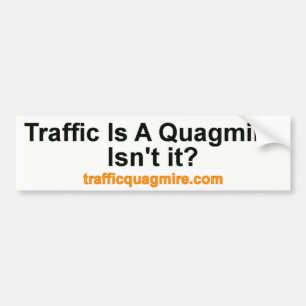 Verkeer is een Quagmire-bumpersticker Bumpersticker