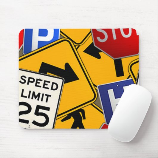 verkeer Mousepad Muismat (Met muis)