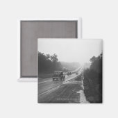 Verkeer op de snelweg magneet (Voorkant / Achterkant)