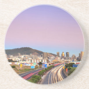 Verkeer op snelweg naar Kaapstad, Westerne Kaapsta Zandsteen Onderzetter