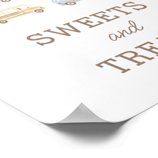 Verkeer op zaterdag poster (Hoek)