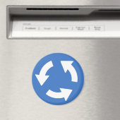 Verkeer Roundabout Signage Magnet (Insitu (Vaatwasser))