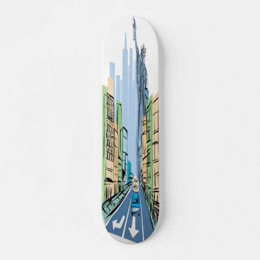 Verkeer Skateboard (Voorkant)