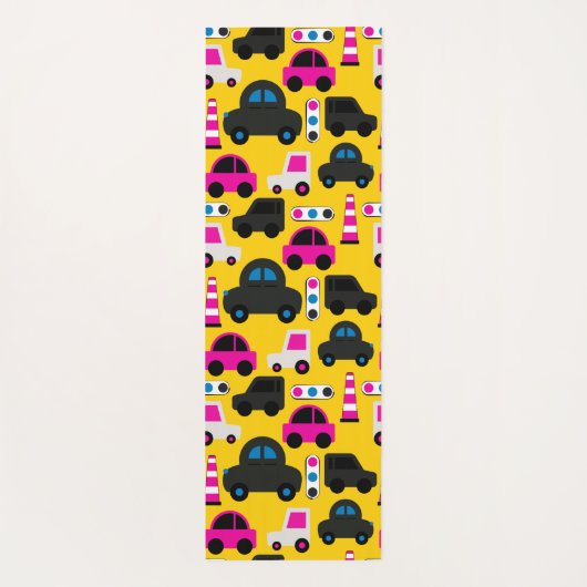 verkeer van kinder auto yogamat (Achterkant)