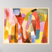 Verkeer van Vaulted Chambers, Paul Klee Poster (Voorkant)