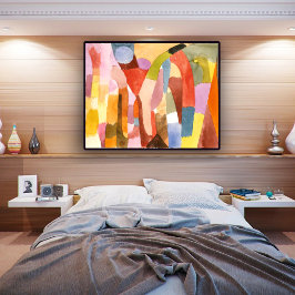 Verkeer van Vaulted Chambers, Paul Klee Poster