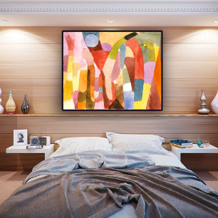 Verkeer van Vaulted Chambers, Paul Klee Poster