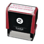 Verkeerd Adres Terug naar Afzender Zelfinktende Stempel (Product)