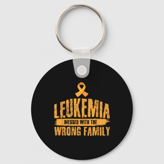Verkeerd familiebedrijf Leukemie Awarenes Sleutelhanger (Voorkant)