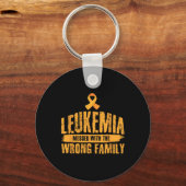 Verkeerd familiebedrijf Leukemie Awarenes Sleutelhanger (Voorkant)
