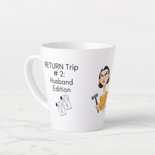 Verkeerd gereedschap. Gelukkig huwelijk. — Funny N Latte Mok (Linkerhoek)