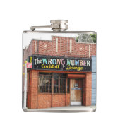 Verkeerd nummer Cocktail Lounge-fotokolf Heupfles (Voorkant)