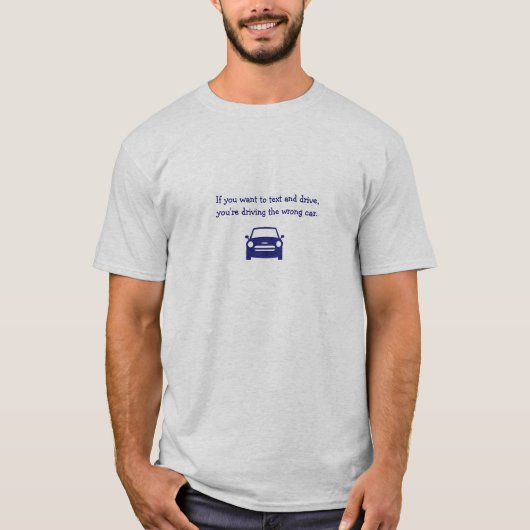 Verkeerde auto... t-shirt (Voorkant)