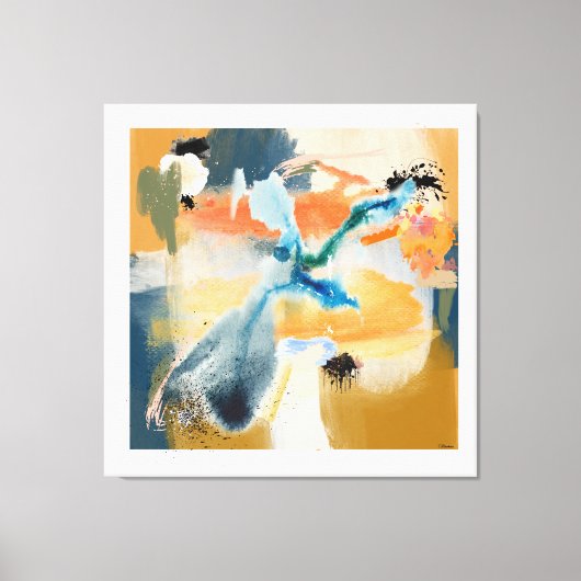 Verkeerde bocht canvas afdruk (Voorkant)