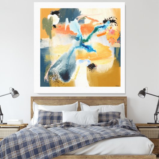 Verkeerde bocht canvas afdruk (Insitu (Slaapkamer))