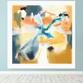 Verkeerde bocht canvas afdruk (Insitu (Houten vloer))