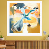 Verkeerde bocht canvas afdruk (Insitu (Woonkamer))